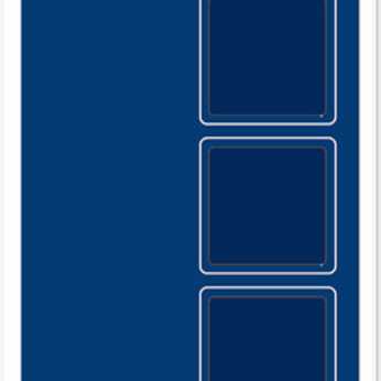 Passepartoutkarte A6 dunkelblau Set