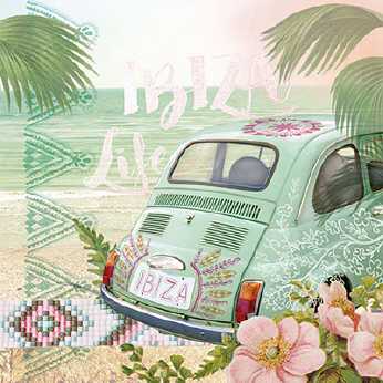 Servietten Ibiza Life