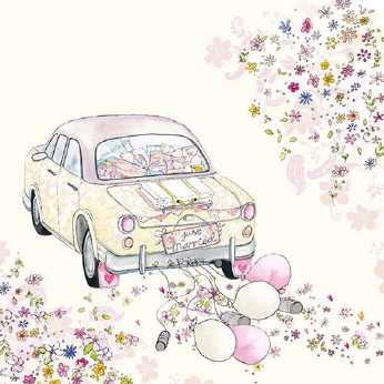 Servietten Just Married