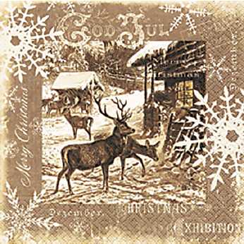 Servietten Winterzauber