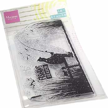 Marianne Design Stempel - Art Stamps Fishing