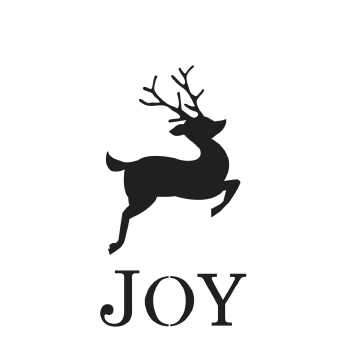 TCW Mini Template Reindeer Joy