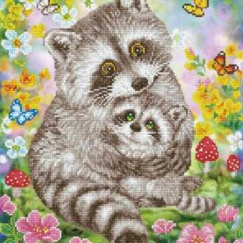 Diamond Dotz Sweet Racoons
