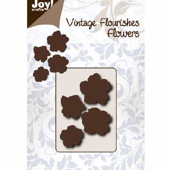 Joy Crafts Vintage Flourishes Blumen 5