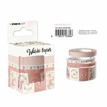 Studiolight Washi Tapes Pink Butterflies
