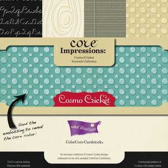 ColorCore Cardstock Core impressions Cosmo Cricket