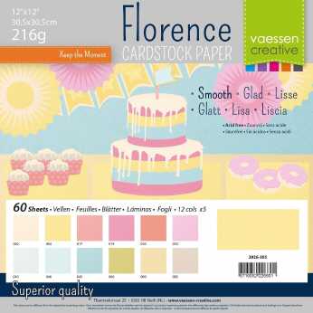 Florence • Cardstock smooth multipack pastell