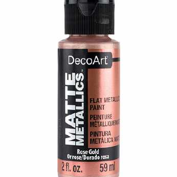 DecoArt Matte Metallics Rose Gold