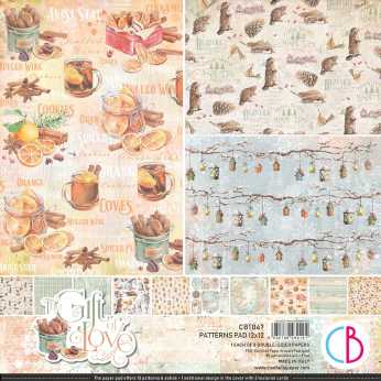 Ciao Bella Patterns Pad Gift of Love 12x12"