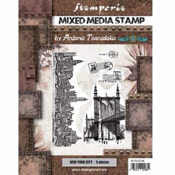Stamperia MIxed Media Stempel New York City