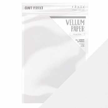 Craft Perfect Vellum Paper vintage white