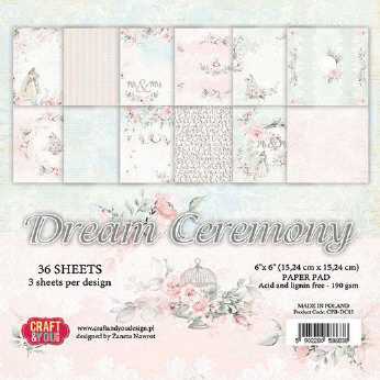 Craft & You Design Paper Pad Dream Ceremony 6x6"