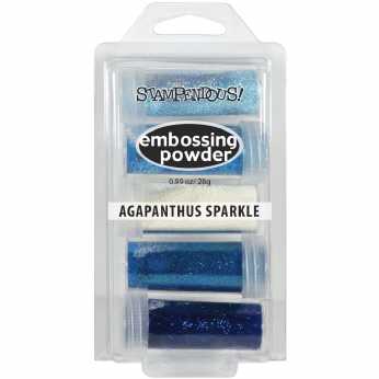 Stampendous Embossing Kit Poppy Sparkle