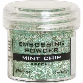 Ranger Embossing Powder Mint Chip Speckle