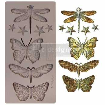 Prima re-design Decor Moulds Insectia & Stars