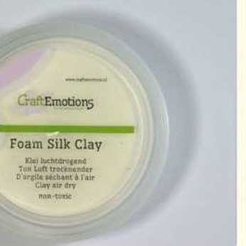 CraftEmotions Foam Silk Clay weiß