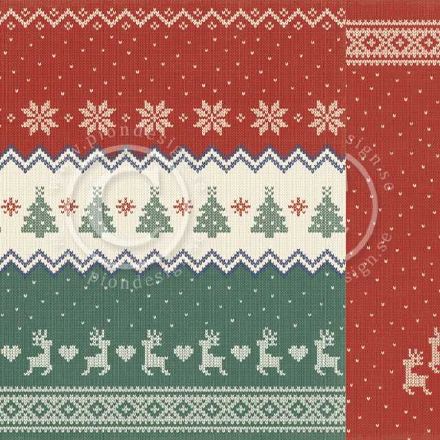Pion Design Papier 12x12" Christmas Sweater