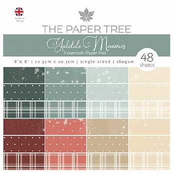 The Paper Tree Paper Pad Yuletide Memories 8x8"