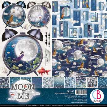 Ciao Bella Patterns Pad Moon & Me 12x12"