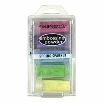 Stampendous Embossing Kit Spring Sparkle