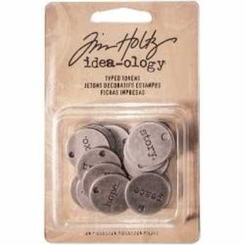 Tim Holtz Idea-Ology Typed Tokens