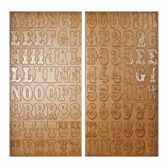Tim Holtz Chipboard Letters alphas & numbers