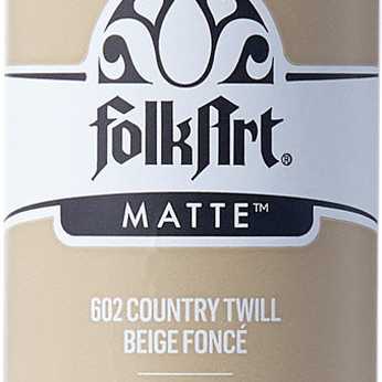 Folkart Acrylic Matte Country Twill