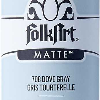 Folkart Acrylic Matte Dove Gray