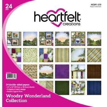 Heartfelt Creations Paper Pad Woodsy Wonderland