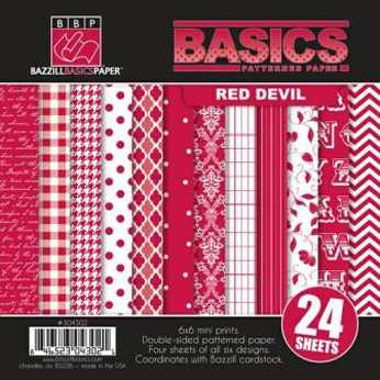 Bazzill Basics Red Devil