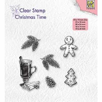 Nellies Choice Clearstamps Christmas Decorations