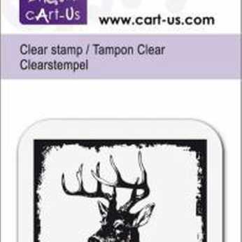 cArt-Us Clear Stamp Rentier, X-Mas Greetings klein