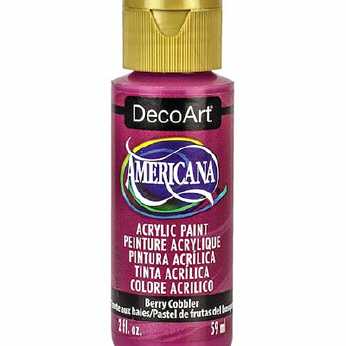 Americana acrylic paint berry cobbler