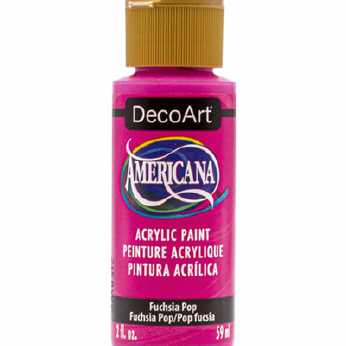 Americana acrylic paint fuchsia pop