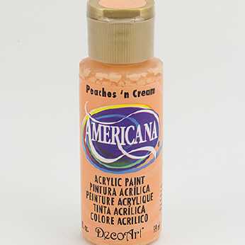 Americana acrylic paint peaches n cream