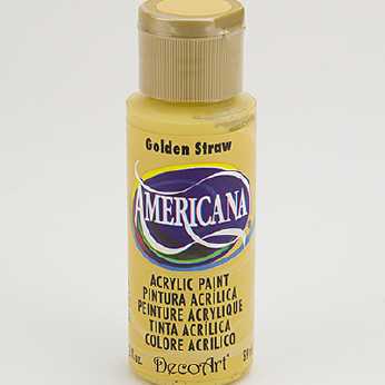 Americana acrylic paint golden straw