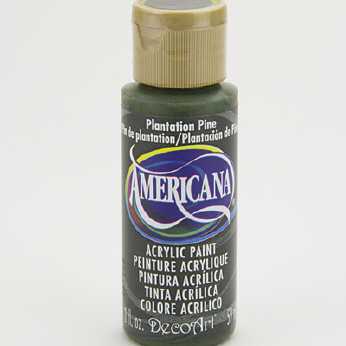 Americana acrylic paint plantation pine