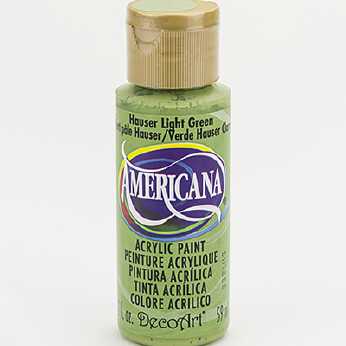 Americana acrylic paint hauser light green