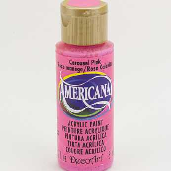 Americana acrylic paint carousel pink