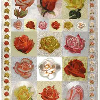 Dufex Stickerbogen Rosenblüten