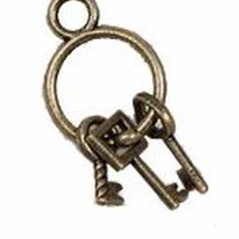 Scrapberry´s Schlüssel auf Ring klein