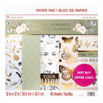 Craft Smith Papierblock Floral Romance