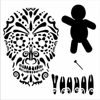 Andy Skinner Stencil & Mask Voodoo
