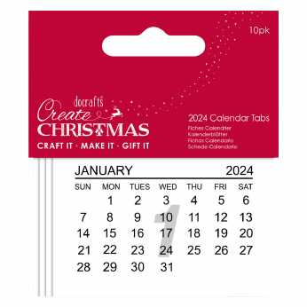 Minikalender 2024 - Docrafts Calendar Tabs