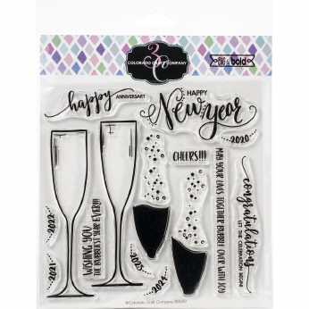 Colorado Craft Stempel - Champagne Celebrations