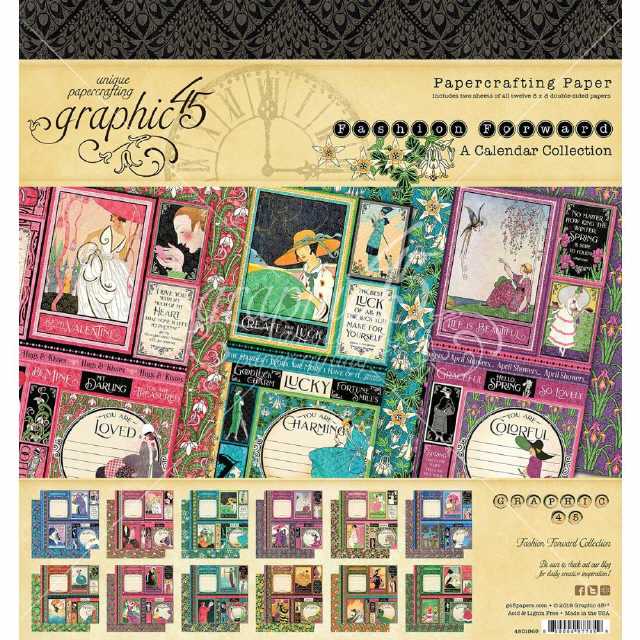 Graphic 45 Ephemera Queen Collection Pack
