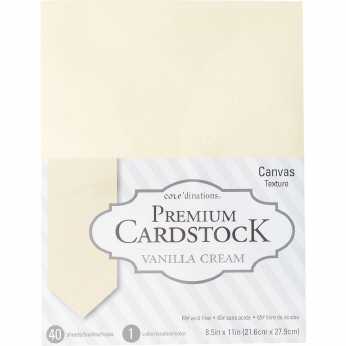 Core'dinations Premium Cardstock Vanilla Cream