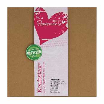 Papermania Kraftstax Paper Pack 6x6"