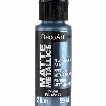 DecoArt Matte Metallics Pewter