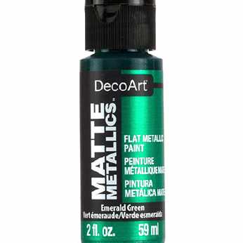 DecoArt Matte Metallics Emerald Green